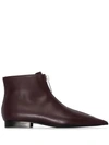 STELLA MCCARTNEY ZIP-FRONT ANKLE BOOTS