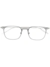 Montblanc Square Frame Glasses In Gray