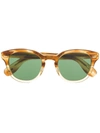 Oliver Peoples Tortoiseshell Detail Sunglasses In Neutrals