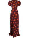 THE VAMPIRE'S WIFE CONFESSIONAL FLORAL PRINT MAXI DRESS