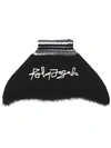 PALM ANGELS LOGO-EMBROIDERED SCARF
