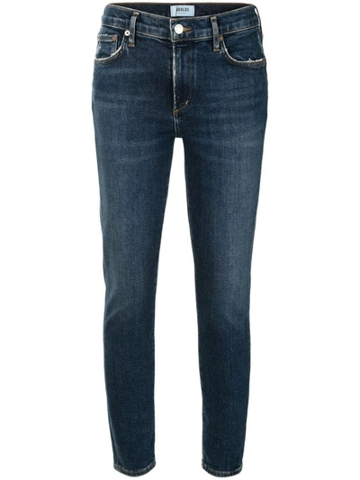 Agolde Pinched-waist High-rise Skinny Jeans In Ovation