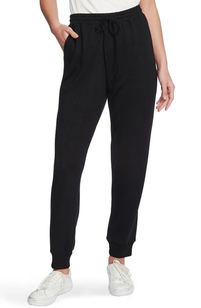 1.state Drawstring Cozy Knit Pants In Rich Black