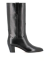 Francesco Russo Block Heel Boots In Black