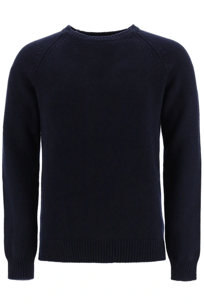 Apc Pablo Crew-neck Sweater In Blue