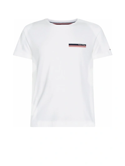 Tommy Hilfiger Big & Tall Pocket Icon Logo T-shirt In White