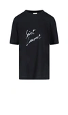 SAINT LAURENT SHORT SLEEVE T-SHIRT,11537838