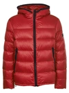 Peuterey Hooded Padded Jacket In Red