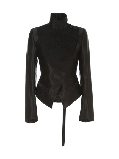 Ann Demeulemeester Tauride Jacket In Black Silenus