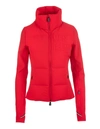 MONCLER WOMAN RED PADDED CARDIGAN,11537341