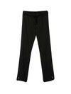 Givenchy Drawstring Straight-leg Trousers In Nero
