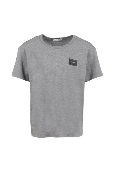 Dolce & Gabbana Kids' T-shirt In Grigio
