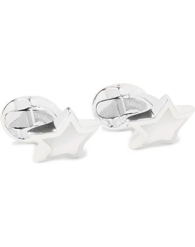 Deakin & Francis Cufflinks And Tie Clips In White