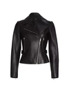 ALAÏA Leather Biker Jacket