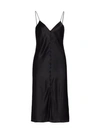 Cami Nyc Cressida Button-front Silk Slip Dress In Black