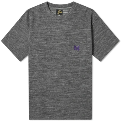 Needles Pocket T-shirt In Grey