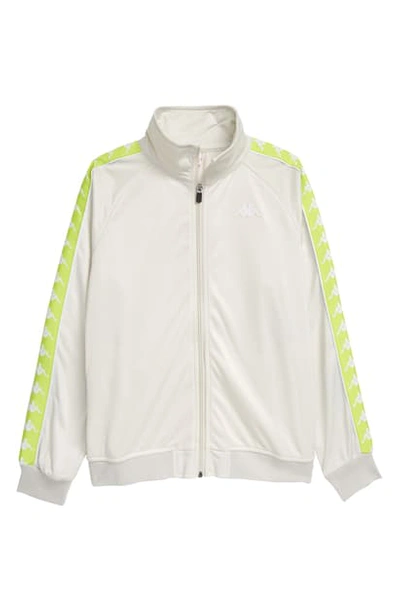 Kappa Kids' 222 Banda Anniston Full Zip Track Jacket In Grey Vapor