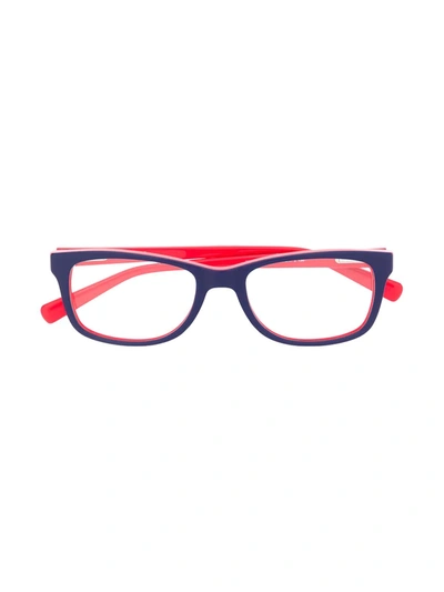 Nike Kids' Square Frame Glasses In Blue