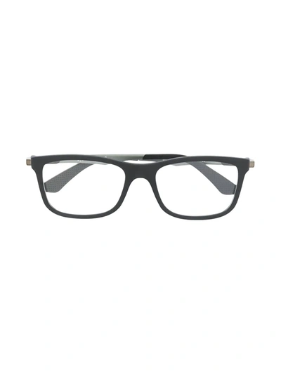 Ray-ban Junior Kids' Square Frame Glasses In Black