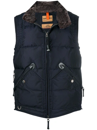 Parajumpers Sleeveless Padded Jacket In Blue