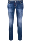Dsquared2 Pat Skinny Fit Jeans In Blue