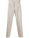 ERMENEGILDO ZEGNA WOOL TAILORED TROUSERS