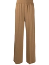 AGNONA HIGH-RISE WIDE LEG TROUSERS