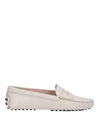 Tod's Loafers In Ivory