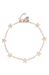 KNOTTY DELICATE STAR BRACELET,KNB-538