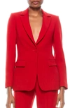 ALICE AND OLIVIA MACEY FITTED BLAZER,CC008213206
