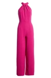 Julia Jordan Halter Neck Jumpsuit In Orchid