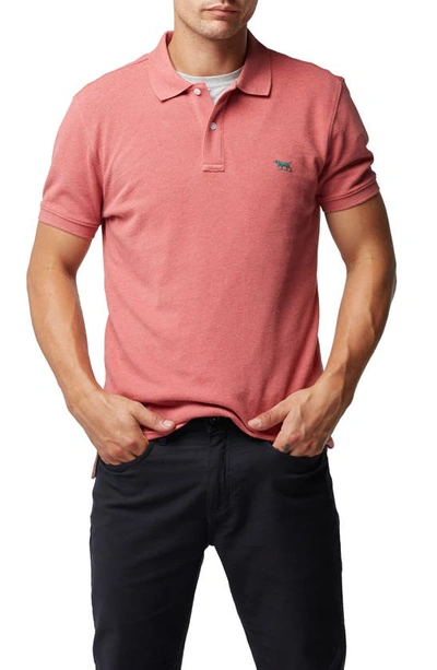 Rodd & Gunn Gunn Piqué Sports Fit Cotton Polo In Dusty Rose