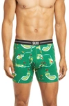 SAXX ULTRA GOLF PRINT PERFORMANCE BOXER BRIEFS,SXBB30F-DSN