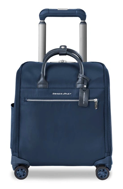 Briggs & Riley Rhapsody Widemouth Cabin Spinner Suitcase In Blue