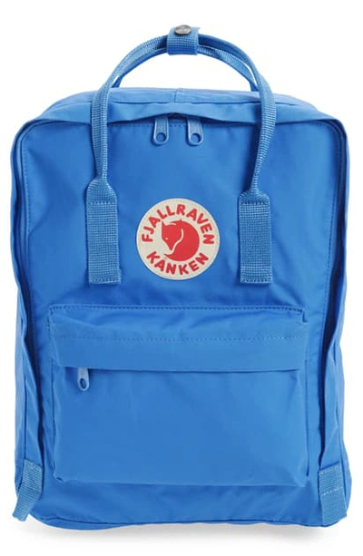 Fjall Raven Kanken Water Resistant Backpack In Un Blue