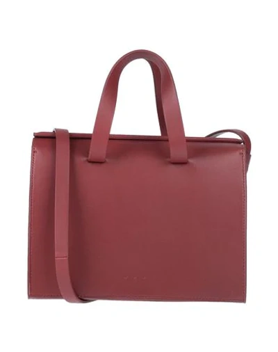 Aesther Ekme Handbags In Brick Red