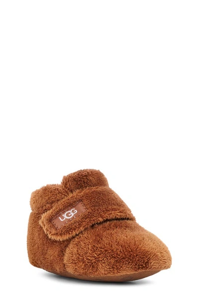 Ugg Kids' Bixbee Bear Faux-fur Booties 6-12 Months In Chestnut