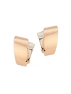 Vhernier Women's Tourbillon Two-tone 18k Gold Clip-on Earrings In Rose Gold White Gold
