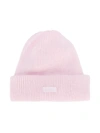 ABSORBA LOGO-PATCH RIBBED BEANIE HAT