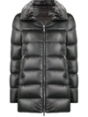 Moorer Padded Coat In Grey