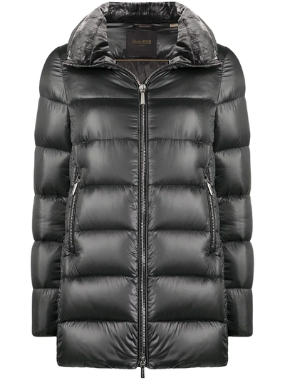 Moorer Padded Coat In Grey