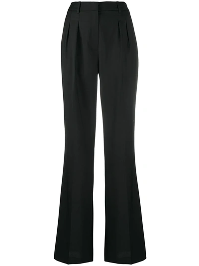 LOULOU FLARED WOOL TROUSERS