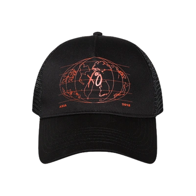 Pre-owned The Weeknd  Xo Asia Tour Trucker Hat Black