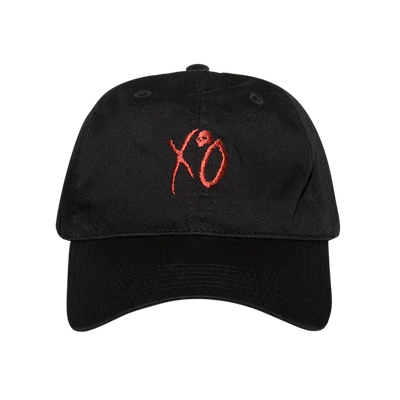 Pre-owned The Weeknd  Xo Asia Tour Velcro Hat Black