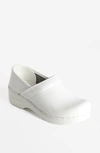 Dansko Women's Professional Clog - Medium Width In White Box