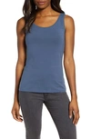 Nic + Zoe Perfect Tank In Indigo Sea