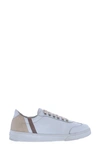 Blackstone Tw87 Sneaker In White Wheat Leather