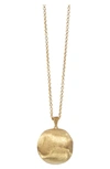 MARCO BICEGO AFRICA ENGRAVED PENDANT NECKLACE,CB1480 Y