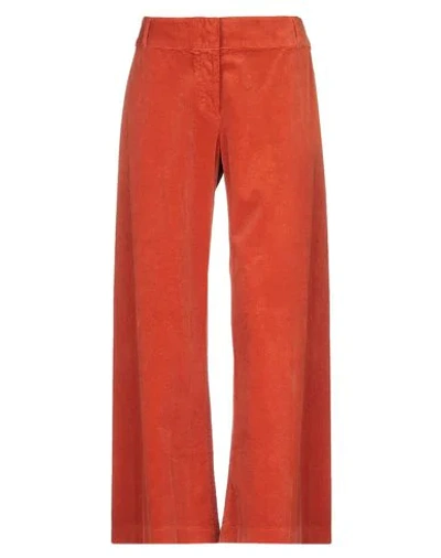 Aspesi Casual Pants In Rust