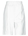 JEJIA JEJIA WOMAN SHORTS & BERMUDA SHORTS WHITE SIZE 4 POLYURETHANE, VISCOSE,13510437NQ 3